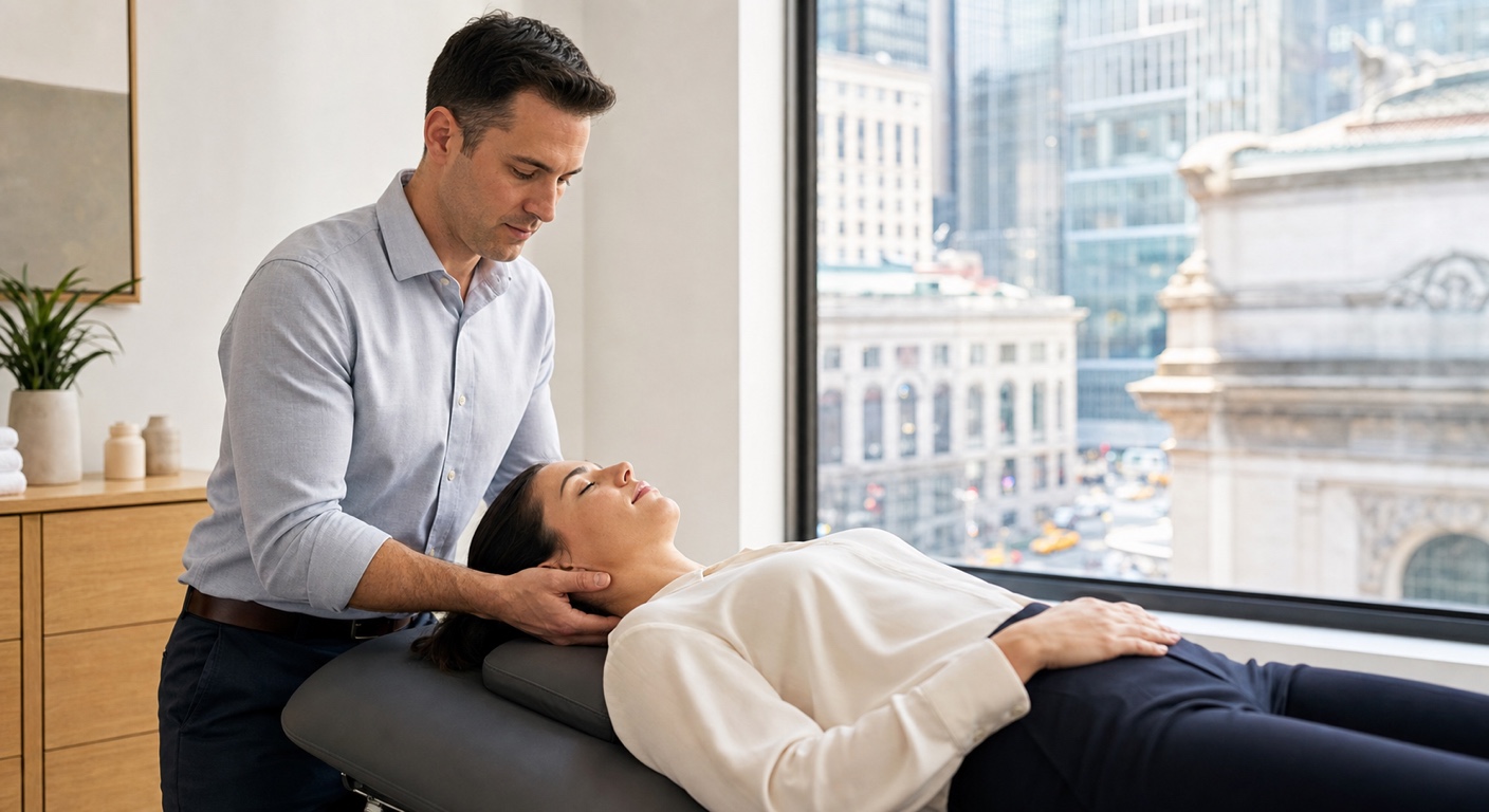 Pinched nerve and neck-related arm tingling care for Midtown Manhattan desk workers at Manhattan Spine Rehabilitation