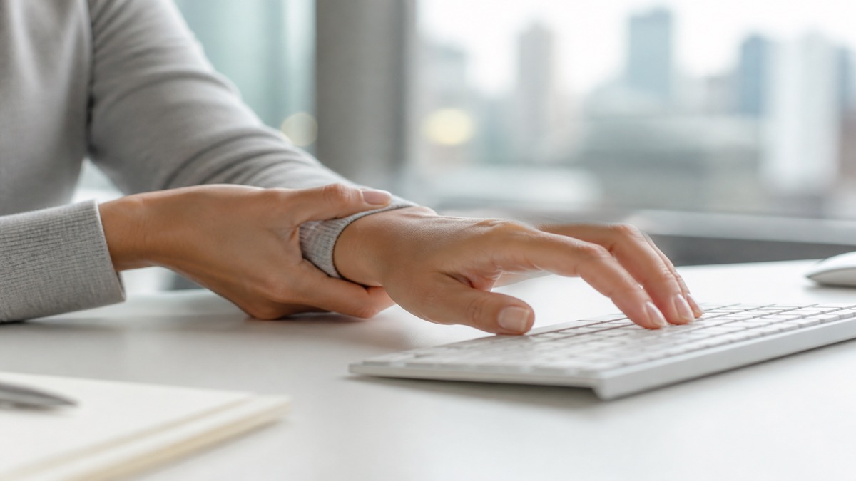 Wrist and hand pain from typing in Midtown Manhattan image